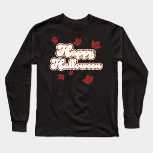 Happy Halloween Logo Long Sleeve T-Shirt